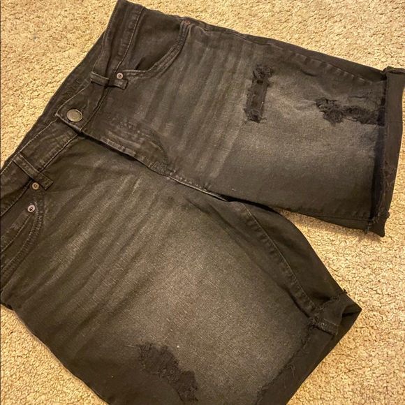 AREO biker jean shorts - Picture 3 of 5